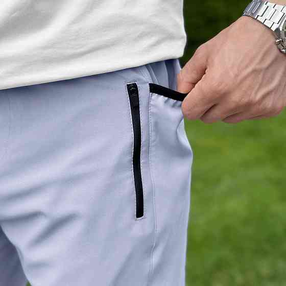 Чоловічі шорти прямого крою сірі Pobedov Vil'nyy Київ