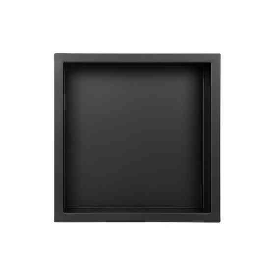 Полка-ниша для ванной комнаты Mixxus Premium NICHE-0101 BLACK из нержавеющей стали SUS304 (MI6678) Киев