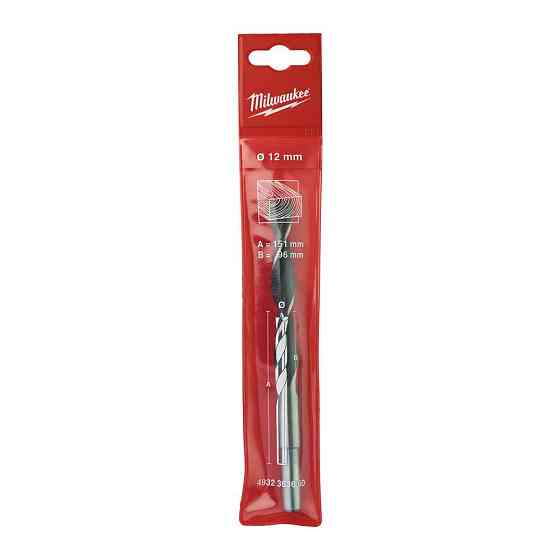 Свердло по дереву триточкове MILWAUKEE, діаметр 12х151мм Одеса