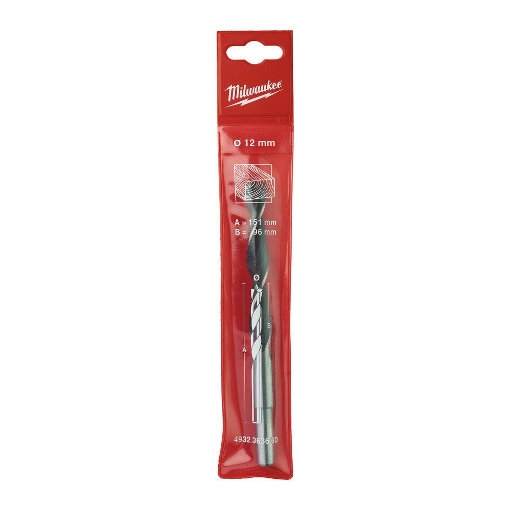 Свердло по дереву триточкове MILWAUKEE, діаметр 12х151мм Одеса - фото 2