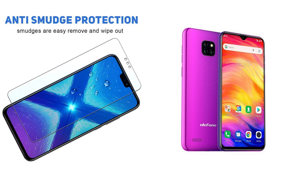Защитное стекло NeoGlass для Ulefone Note 7, Note 7P – ультрапрозрачное и устойчивое Киев - изображение 3