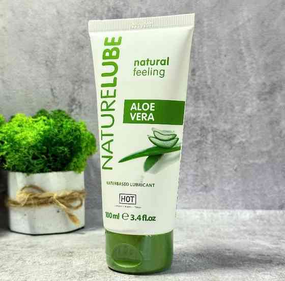 Лубрикант на водной основе Hot Nature Lube Aloe Vera, 30 мл Sex Aura Киев