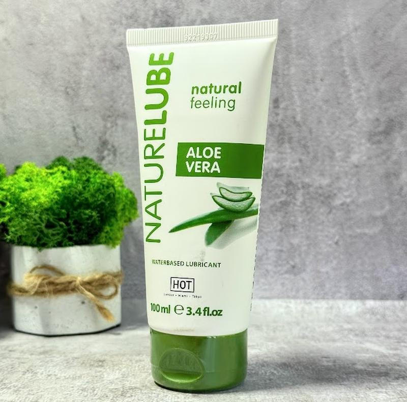 Лубрикант на водной основе Hot Nature Lube Aloe Vera, 30 мл Sex Aura Киев - изображение 2
