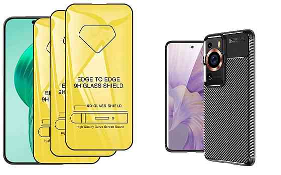 Захисне скло DefenzoGlass для HUAWEI P60 Pro – подвійна міцність Київ