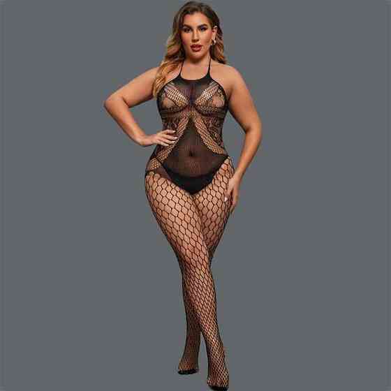 Спокусливий бодистокінг із відкритою спиною L-XXL — Еротична білизна Вінниця