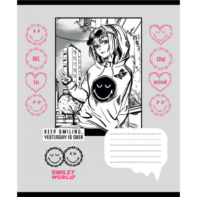 Зошит Yes Smiley World Anime А5 48 аркушів лінія (767655) Вінниця - фото 5