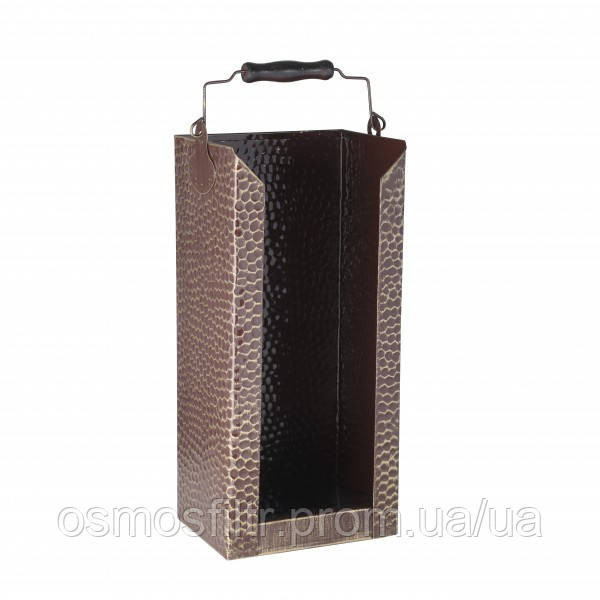 Ведро для брикетов Axentia антикварная латунь 20x15x40 см (333065) Киев - изображение 1