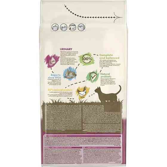 Сухой корм CAT CHOW Urinary для взрослых кошек для поддержания здоровья мочевыводящей системы, с курицей, 1.5 кг Киев