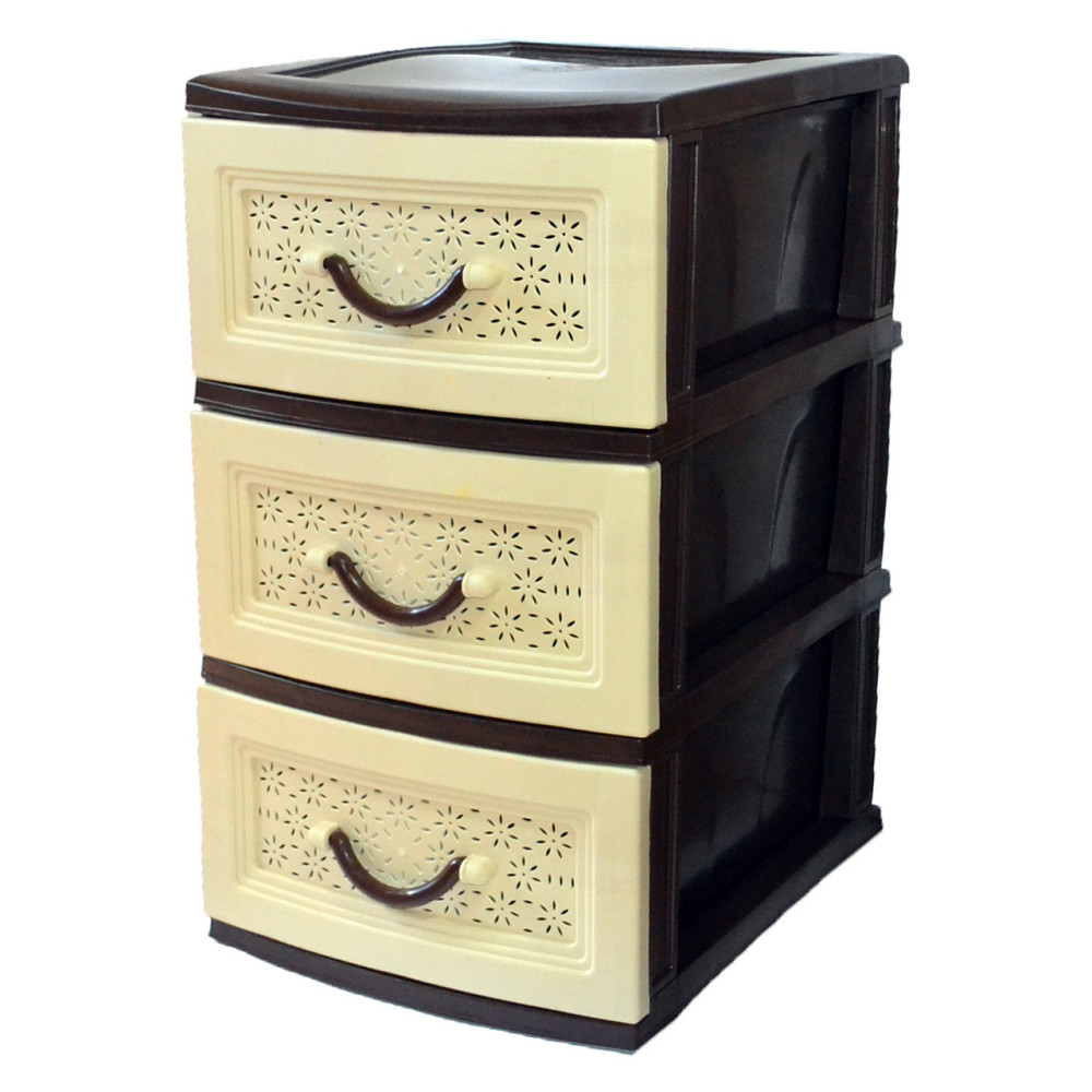 Комод пластиковий Life 3 ящики. 62х35х45 Одеса - фото 1