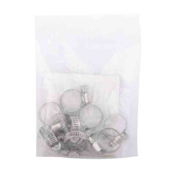 Хомут нержавеющая сталь, 8 мм, Ø - 11-20 мм INTERTOOL TC-1011 Киев