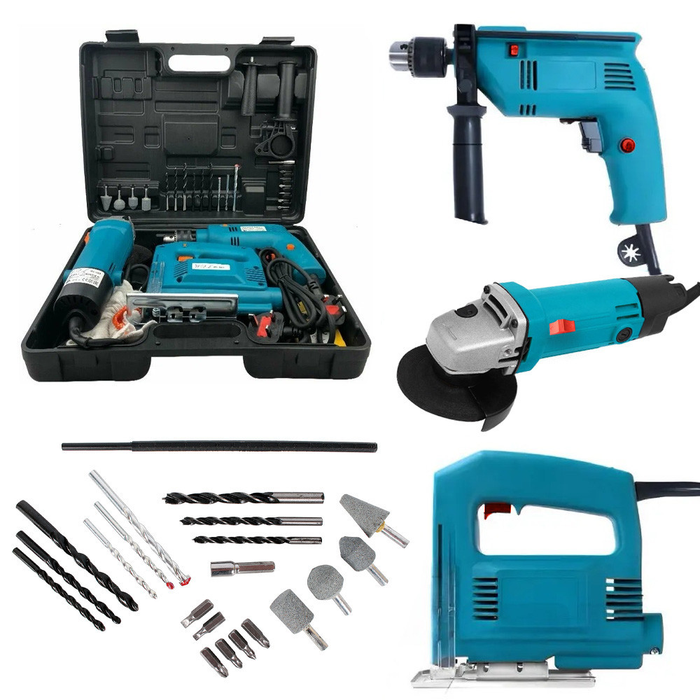 Набір електроінструментів 3в1 (дриль,болгарка,лобзик),в кейсі SBR Київ - фото 1