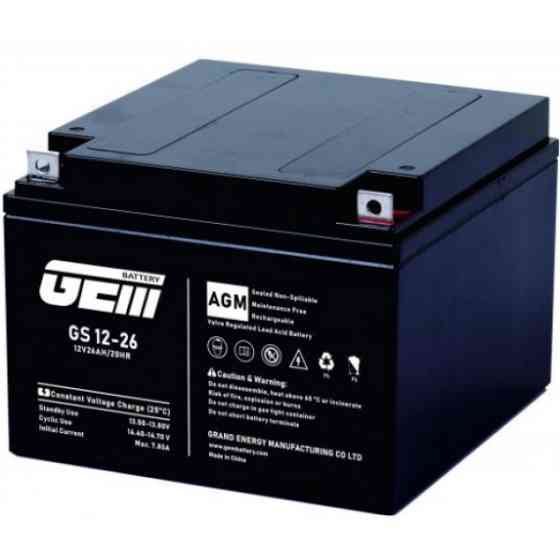 Акумуляторна батарея GEM Battery 12V-26Ah, AGM, R1, (GS 12-26) Київ