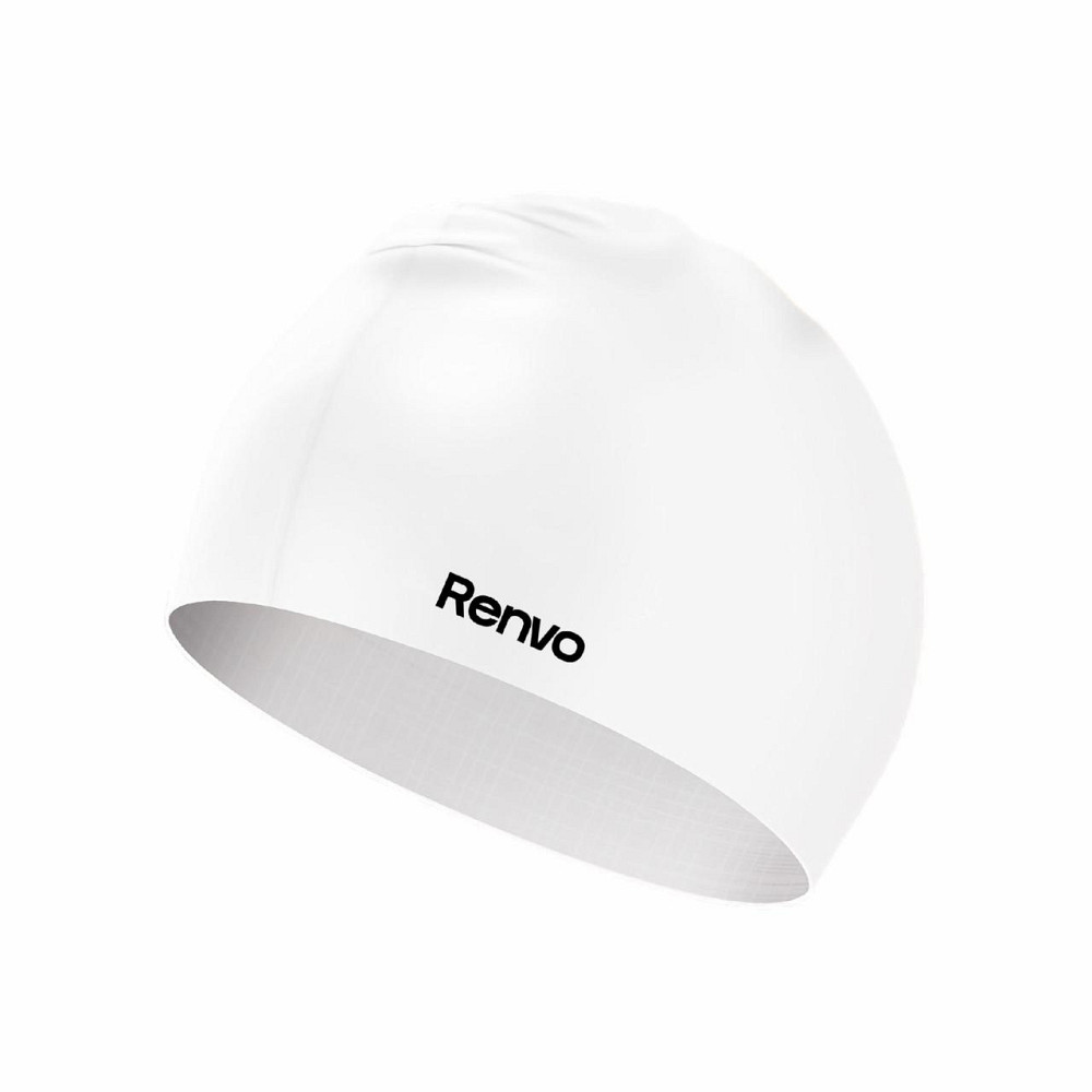 Доросла Шапочка для плавання Renvo Keles Уні Білий OSFM (2SC100-03) Київ - фото 2