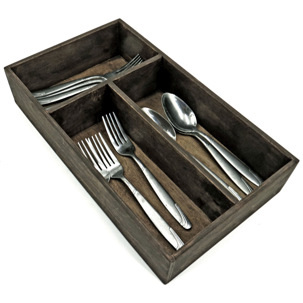Лоток для столових приладів "Кортеро" мокко Миколаїв - фото 1