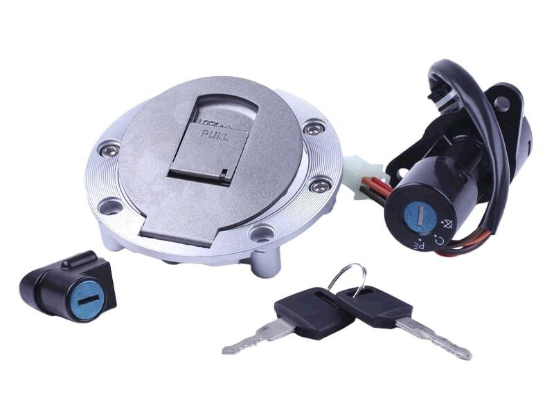 Замок запалювання (комплект), мотоцикл Ліфан 125/150 (+кришка бака) Мукачево - фото 1