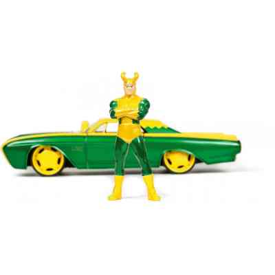 Машина Jada металлическая Марвел Форд Тандерберд 1963 года с фигуркой Локи 1:24 (253225026) Винница