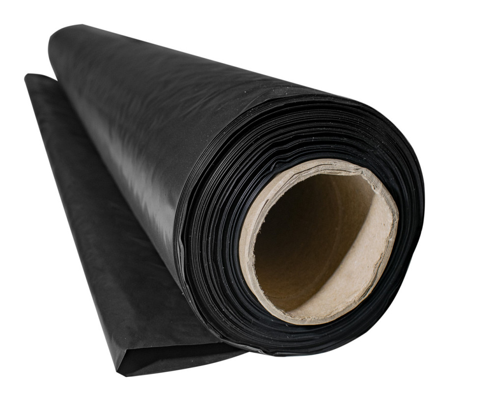 Плівка 60 мкм 3*100 м чорна для мульчування й будівництва поліетиленова Дніпро - фото 2