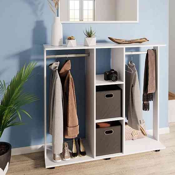 Гардеробная стойка Doros Д3 130х40,6х121 см Білий (DRS-011418) Львов