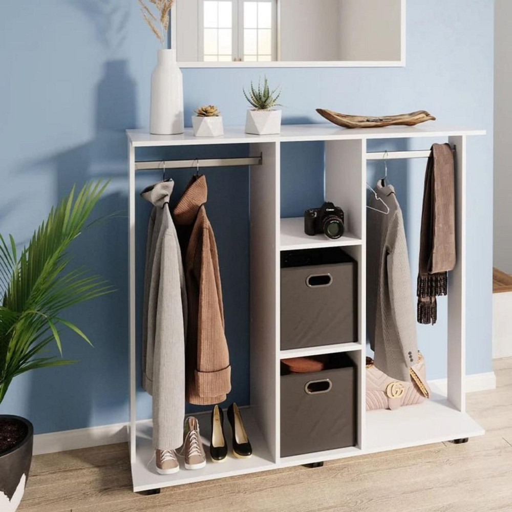 Гардеробная стойка Doros Д3 130х40,6х121 см Білий (DRS-011418) Львов - изображение 2