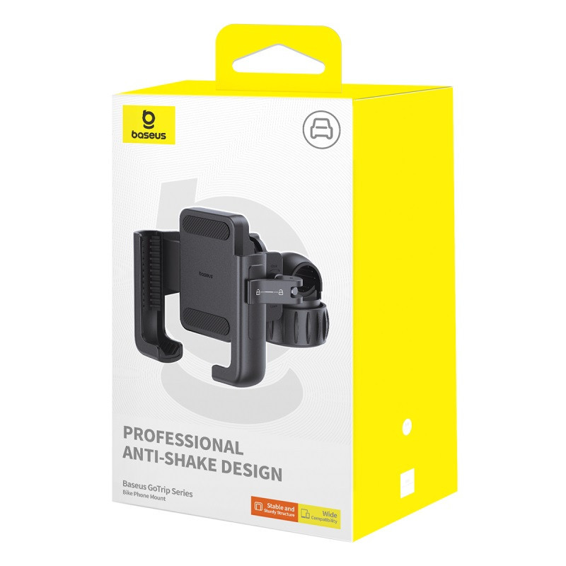 Велодержатель для телефона Baseus GoTrip Series Bike Phone Mount Cluster Black Одесса - изображение 2