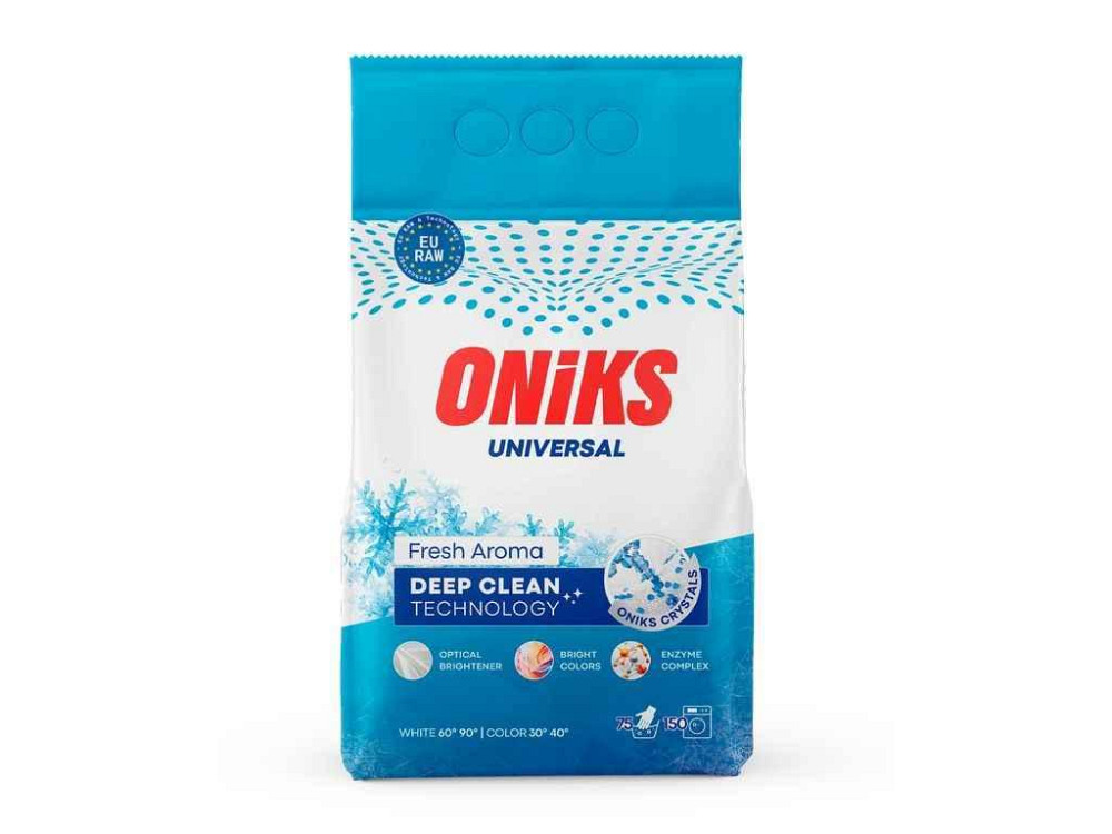 Стиральный порошок 4кг бесфосфатный Universal Fresh aroma ТМ ONIKS Киев - изображение 1