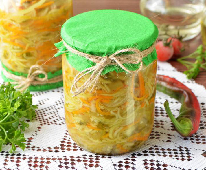 Салат з кабачків по-корейськи 0,5 л Київ - фото 1