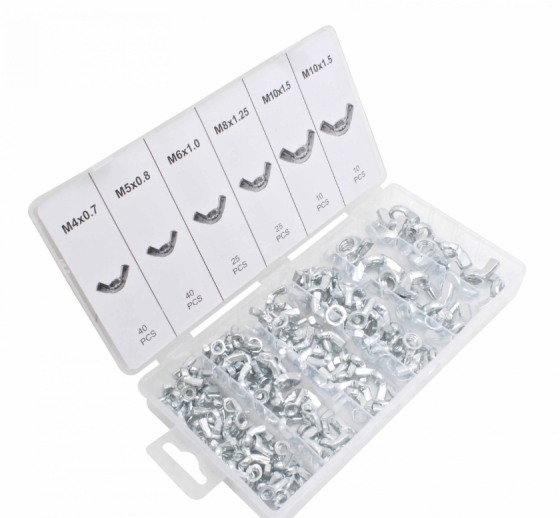 Набір гайок баранчиків M4, M5, M6, M8, M10/150 шт. ASTA A-TC548 Чернігів