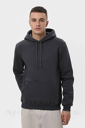 Набір чоловічий худі утеплене 2шт RAY BASIC Темно-сірий/ Чорний (U0401M-Dark Grey-Black) L Київ - фото 3