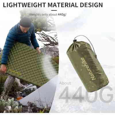 Туристический коврик Naturehike CNH22DZ018 183х58х7 см зелений (6975641888536) Винница