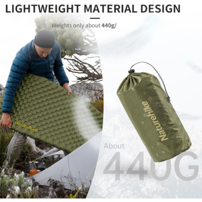 Туристичний килимок Naturehike CNH22DZ018 183х58х7 см зелений (6975641888536) Вінниця - фото 5