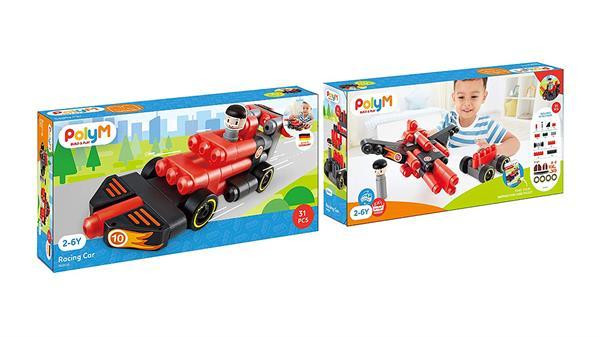 Конструктор PolyM Гоночний автомобіль 31 деталь (760020) Харків - фото 10