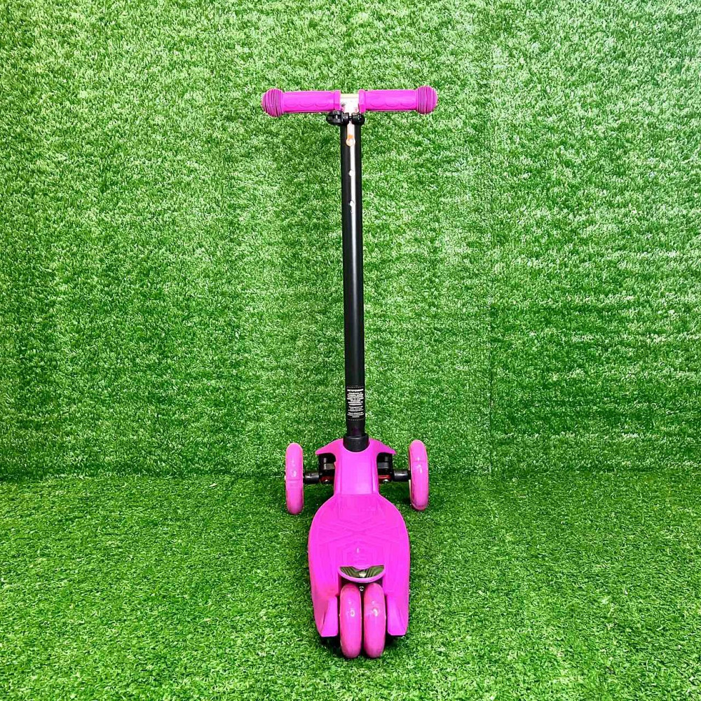 Самокат триколісний iTrike MAXI з підсвічуванням коліс Рожевий (JR 3-003-P1) Чернігів - фото 8