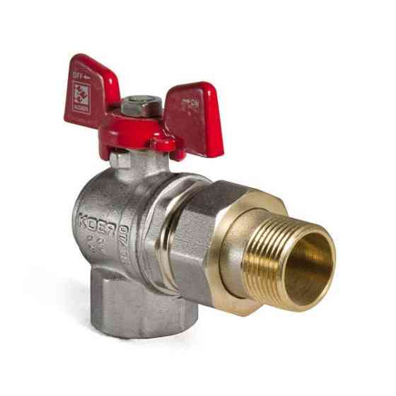 Кран з американкою 3/4" (Koer KR.228) кутовий (KR0018)   ( 24144 ) Харків