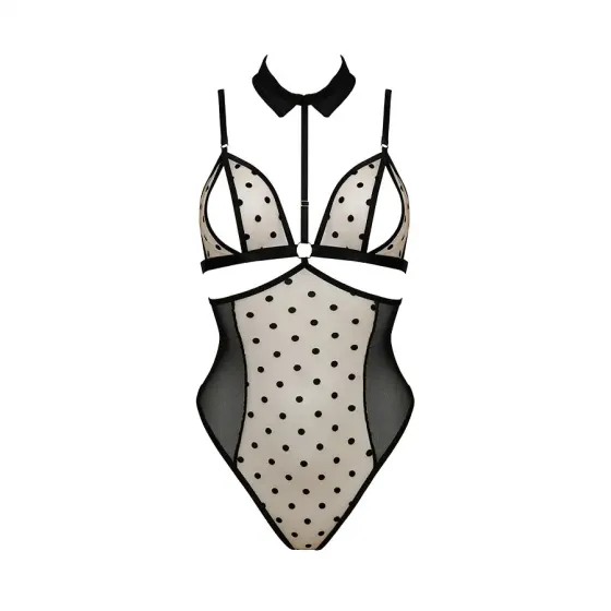 Боді Passion DOMINICA BODY S/M, beige Львов