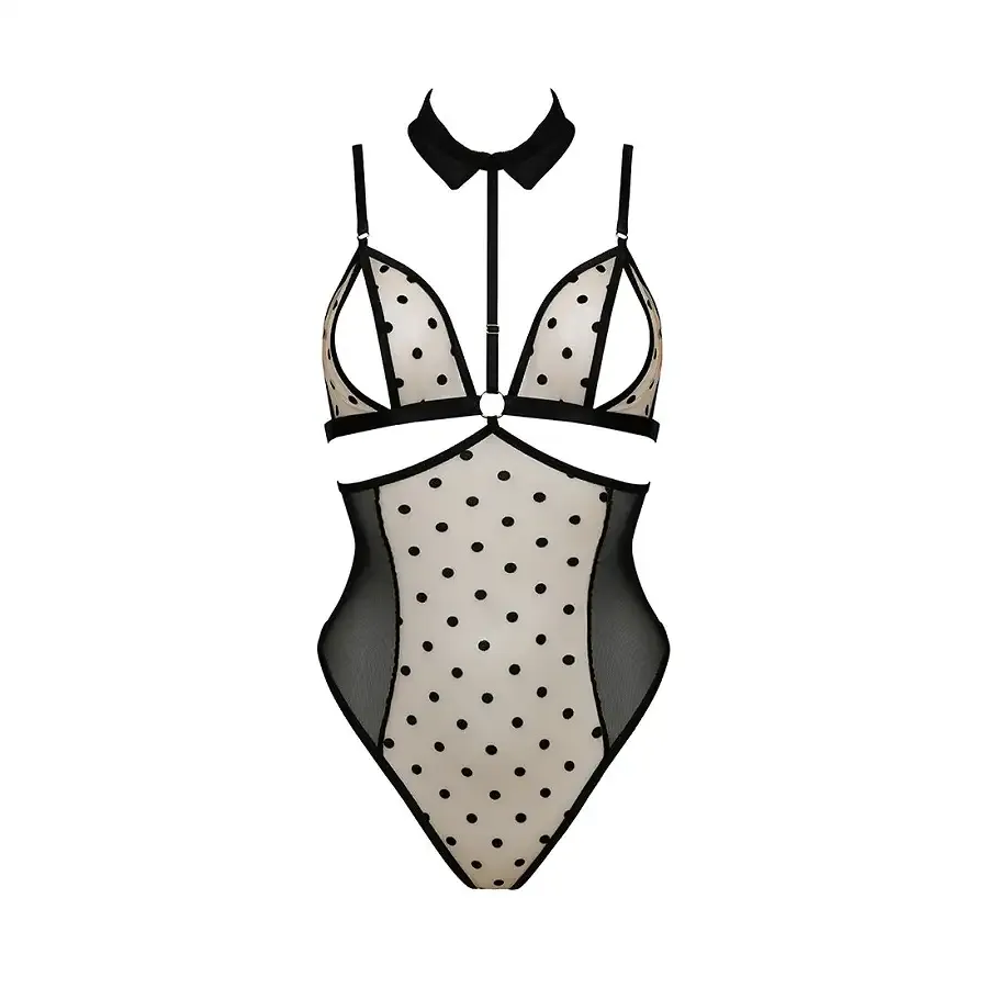 Боді Passion DOMINICA BODY S/M, beige Львов - изображение 3