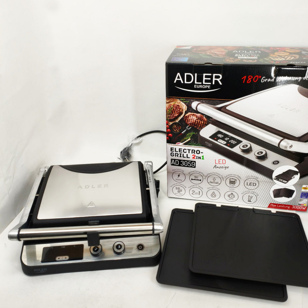 Кухонний гриль для м'яса, Сендвічниця з антипригарними панелями, Гриль контактний побутовий PJ-22 Львів - фото 11