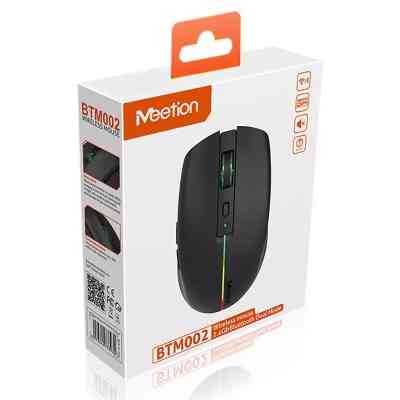 Мишка Meetion BTM002 Wireless/Bluetooth Black (MT-BTM002-A) Вінниця