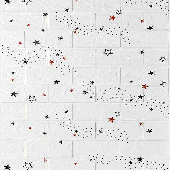 Панель стеновая в рулоне 3D 700мм*3,08м*3мм звёзды (D) SW-00002265 Киев