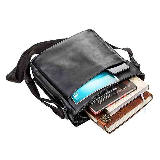 Сумка чоловіча SHVIGEL 00878 Чорна Київ