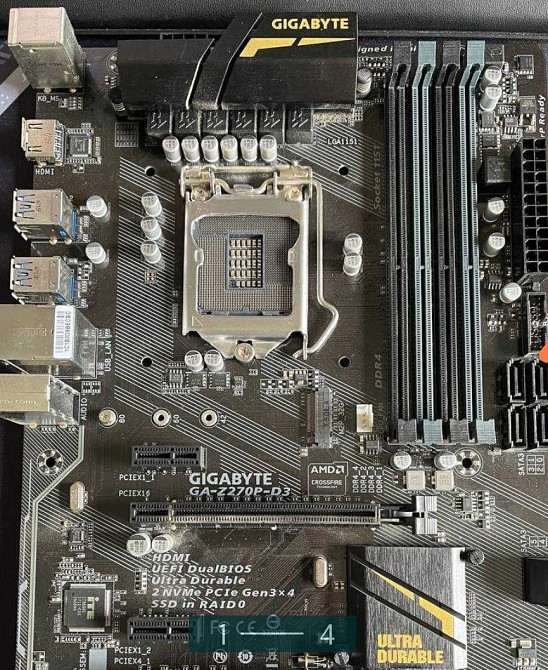 Материнська плата Gigabyte GA Z270P D3 s1151 Киев - изображение 4