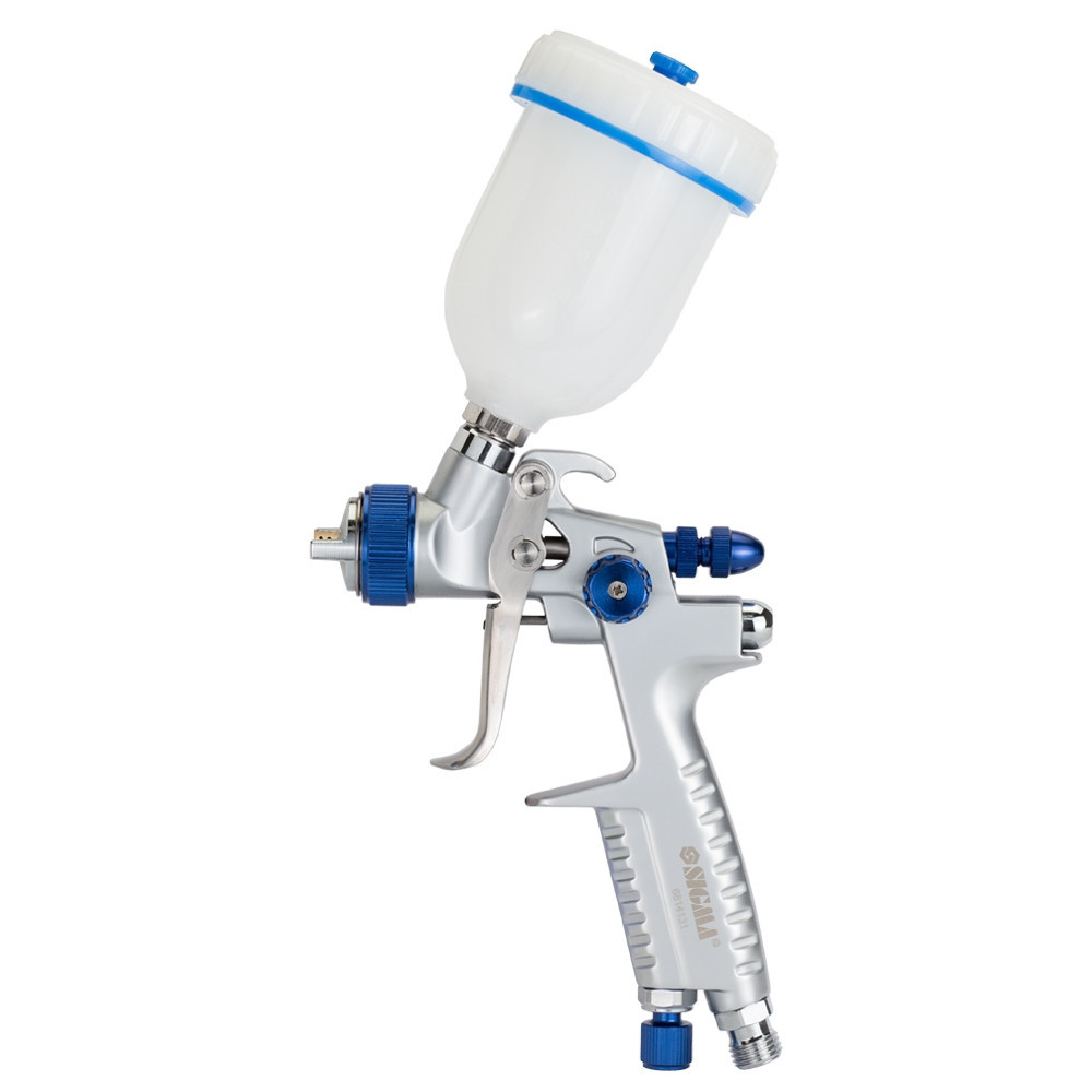 Фарборозпилювач LVMP Ø1.0 мм 60-170 л/хв 1.5-2 бари в/б 100 мл (пласт) REFINE (6814131) Київ - фото 1