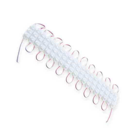 Модуль светодиодный 12V Белый 3 SMD 2835 0, 6W 3D Линза (20шт) Мукачево