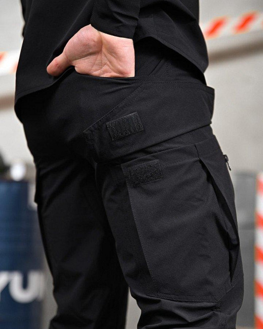 Літній міський тактичний костюм URBAN чорний поліція ПП7691 Одеса - фото 8