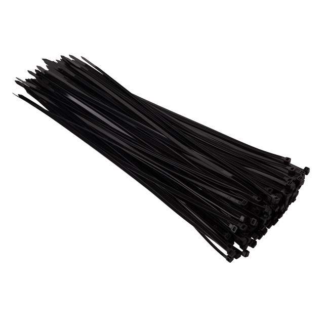 Хомут пластиковий, 4,8×350 мм, 100 шт/упак, чорний INTERTOOL TC-4836 Київ - фото 2
