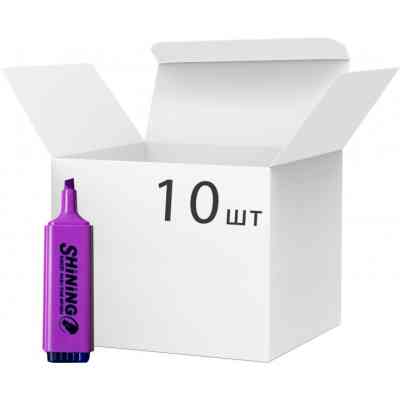 Маркер Baoke текстовый, 2-4 мм Shining фиолетовый, 10 шт (MARK-TXT-BAO4904V-10) Винница