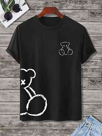 Футболка женская с принтом  46 Черная 2664084187 Днепр