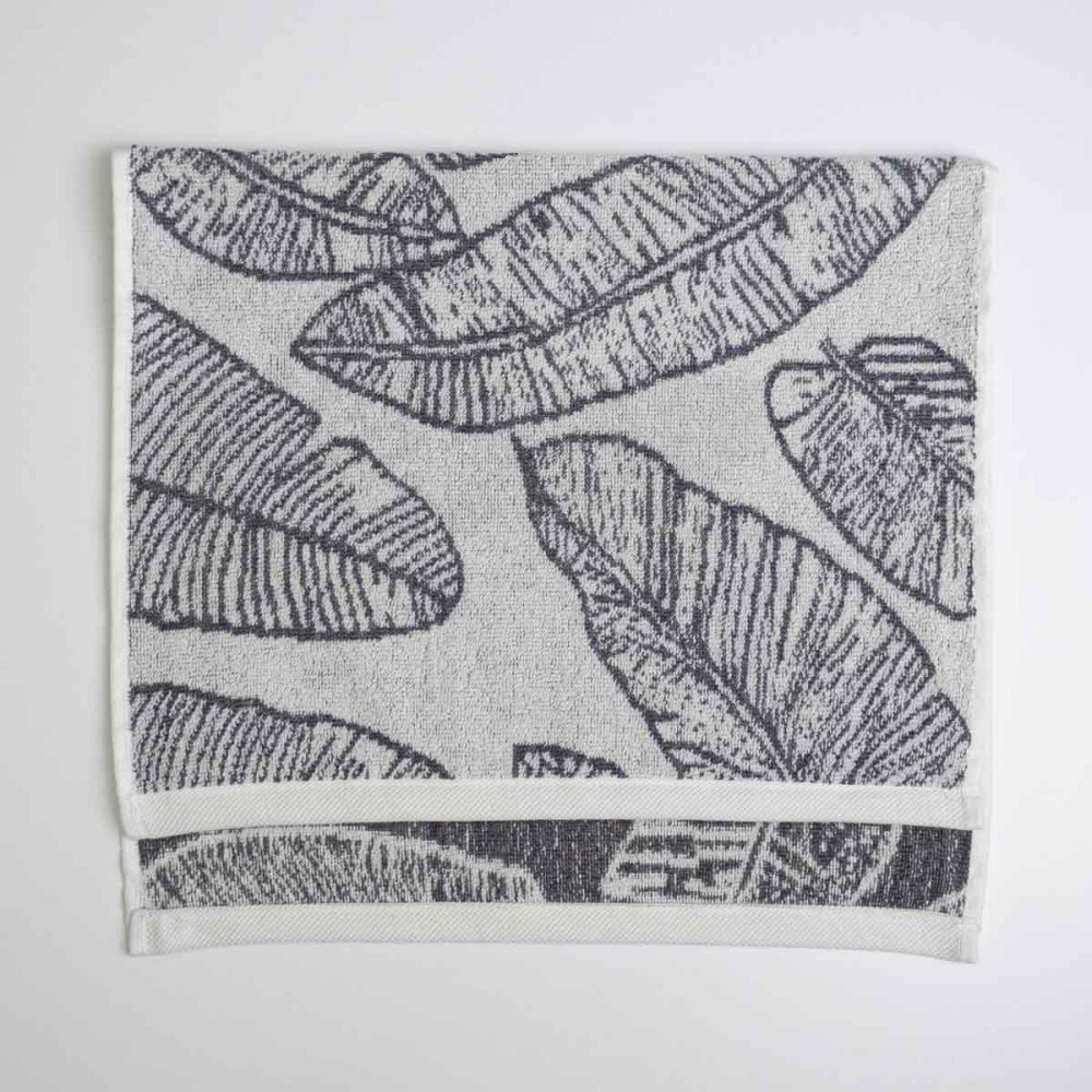 Набор махровых полотенец с рисунком перо 3шт GM Textile 50х90см, 50х90см, 70х140см 400г/м2 (Серый) Сумы - изображение 2