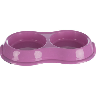 Посуда для кошек Trixie Миска двойная пластиковая 2х200 мл/11 см (цвета в ассортименте) (4011905249858) Винница - изображение 4