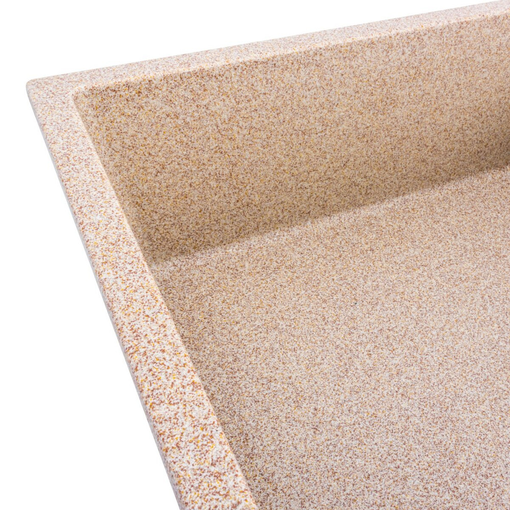 VALESO Гранітна мийка для кухні VALESO 8650 DIAMOND матова (карамель) Киев - изображение 2