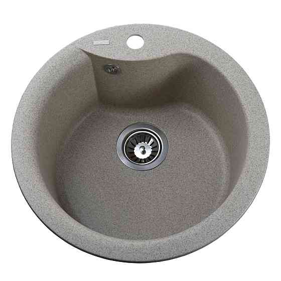 Гранітна мийка Globus Lux ORTA мигдаль 485 мм-А0008 Київ